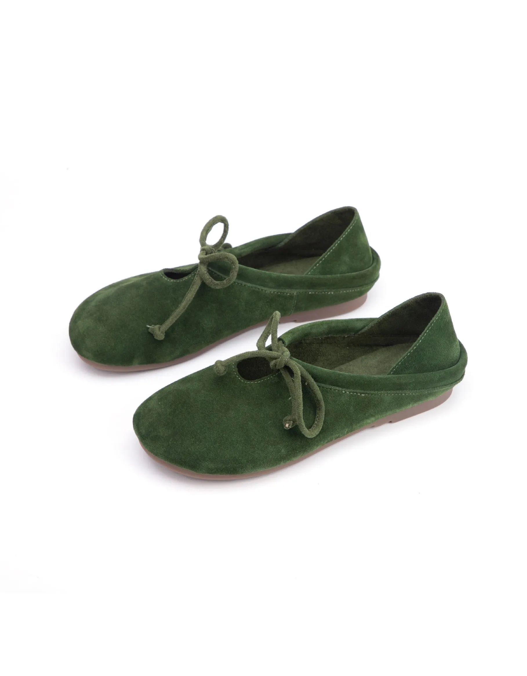 Comfortable Suede Flat Slippers Mules for Women 34-42
