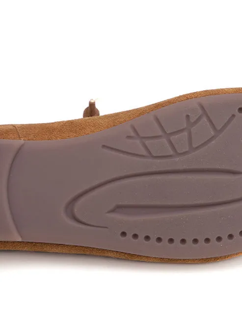 Comfortable Suede Flat Slippers Mules for Women 34-42