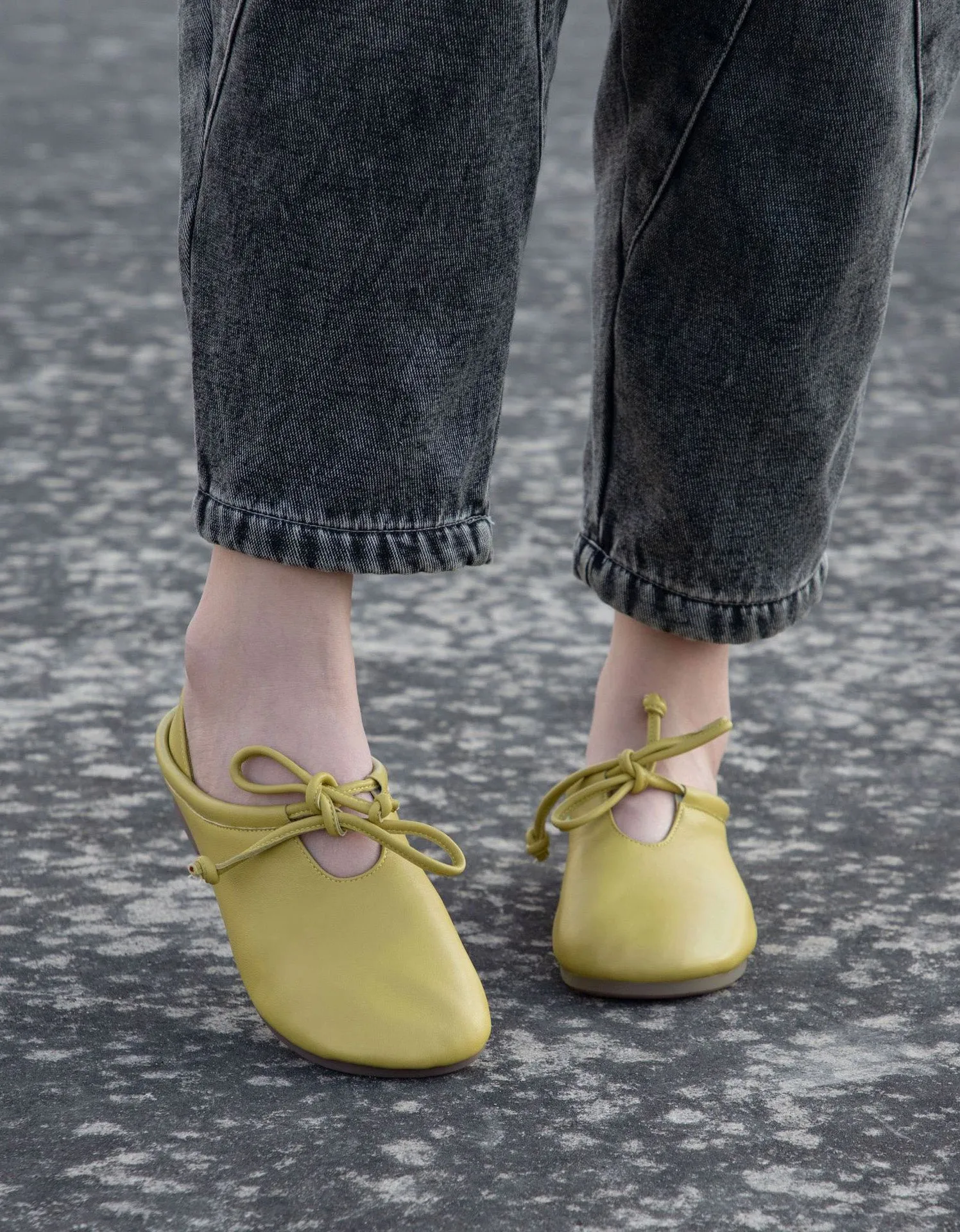 Comfortable Suede Flat Slippers Mules for Women 34-42
