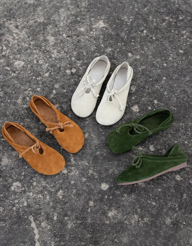 Comfortable Suede Flat Slippers Mules for Women 34-42