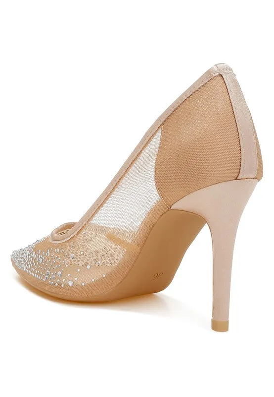 Dazzle & Strut Rhinestone Stiletto Heels