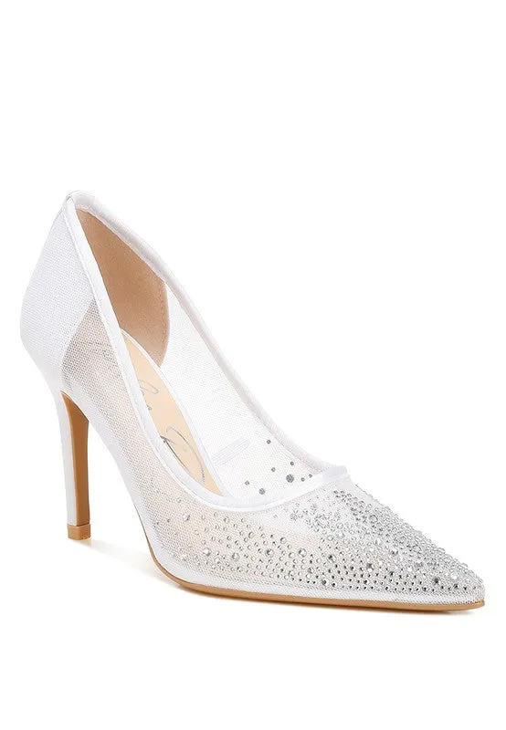 Dazzle & Strut Rhinestone Stiletto Heels