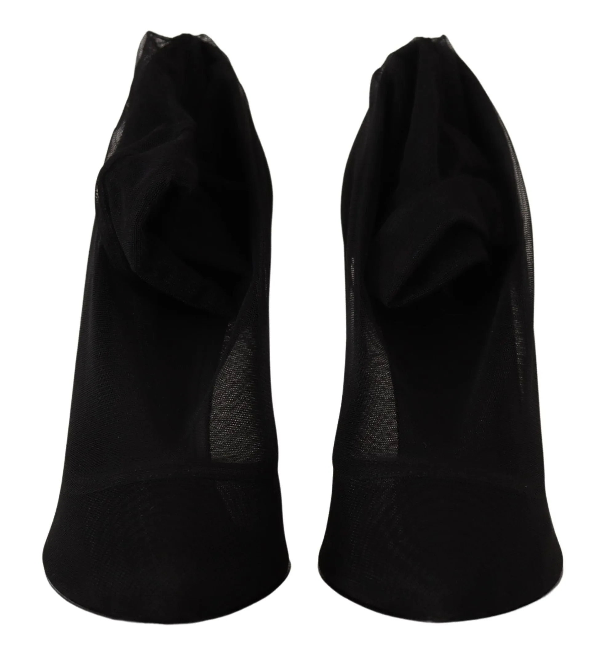 Dolce & Gabbana Black Elegant Stretch Socks Boots