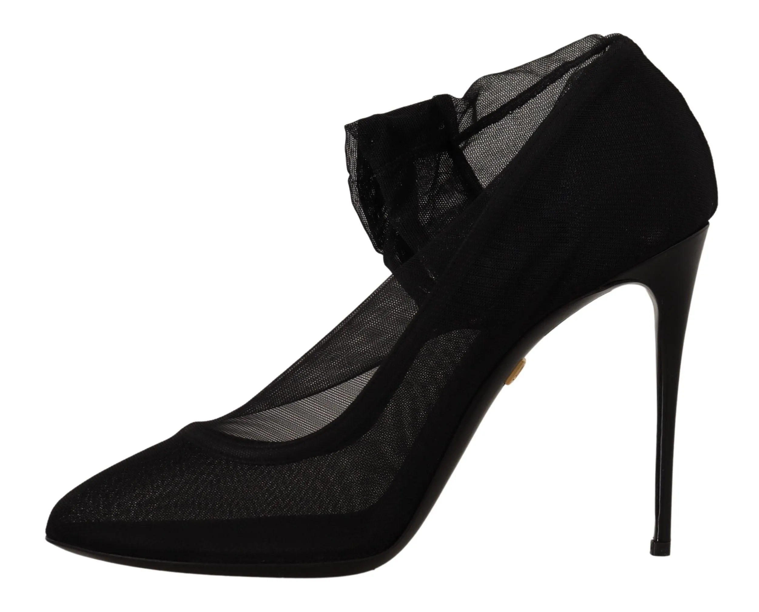 Dolce & Gabbana Black Elegant Stretch Socks Boots