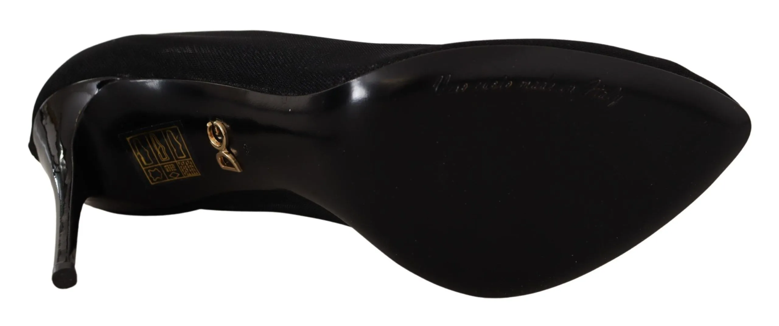 Dolce & Gabbana Black Elegant Stretch Socks Boots