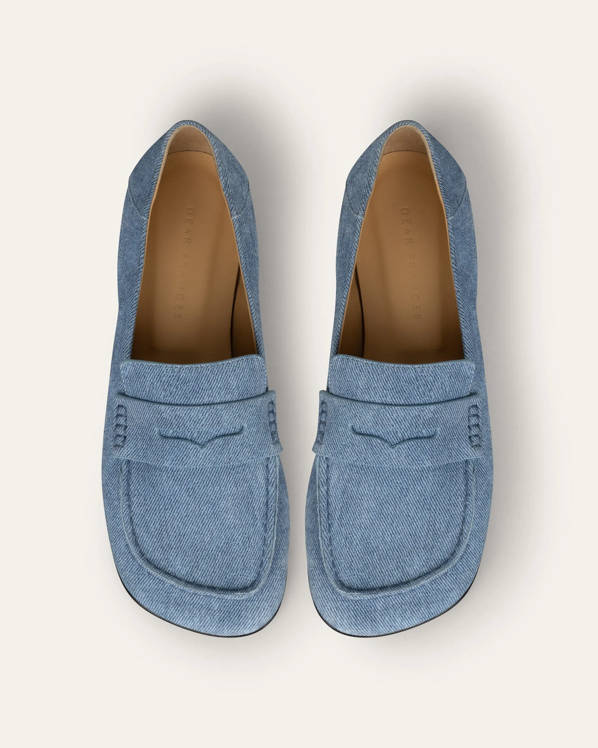 Drew Loafer, Denim Leather