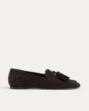 Drew Tassels, Brown Suede