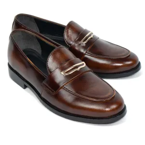 Edmond Mustard Two Tone – Penny Loafer Premium