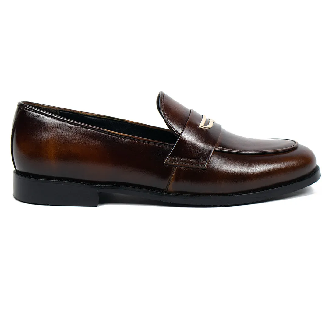 Edmond Mustard Two Tone – Penny Loafer Premium