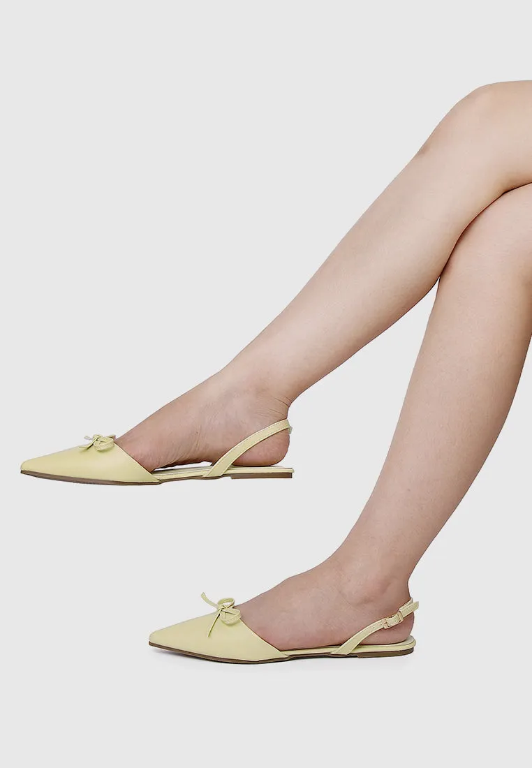 Esra Flats & Ballerina (Light Yellow)