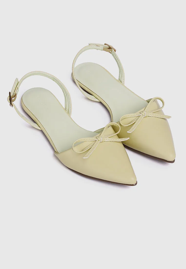 Esra Flats & Ballerina (Light Yellow)