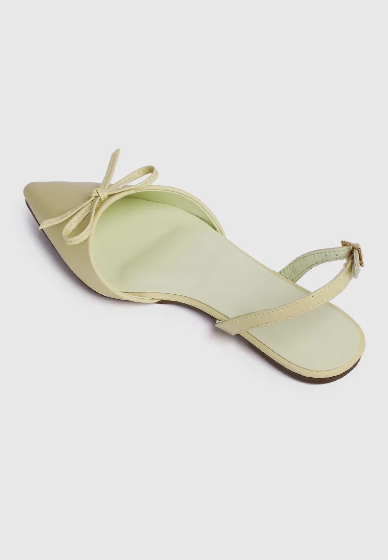 Esra Flats & Ballerina (Light Yellow)