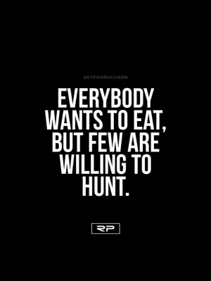 Everybody Wants to Eat - 18x24 Poster