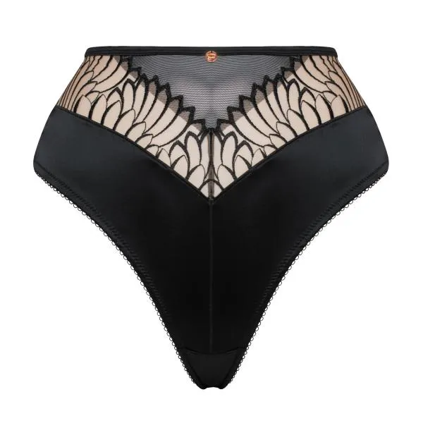 Fallen Angel High Waist Brief - Black -