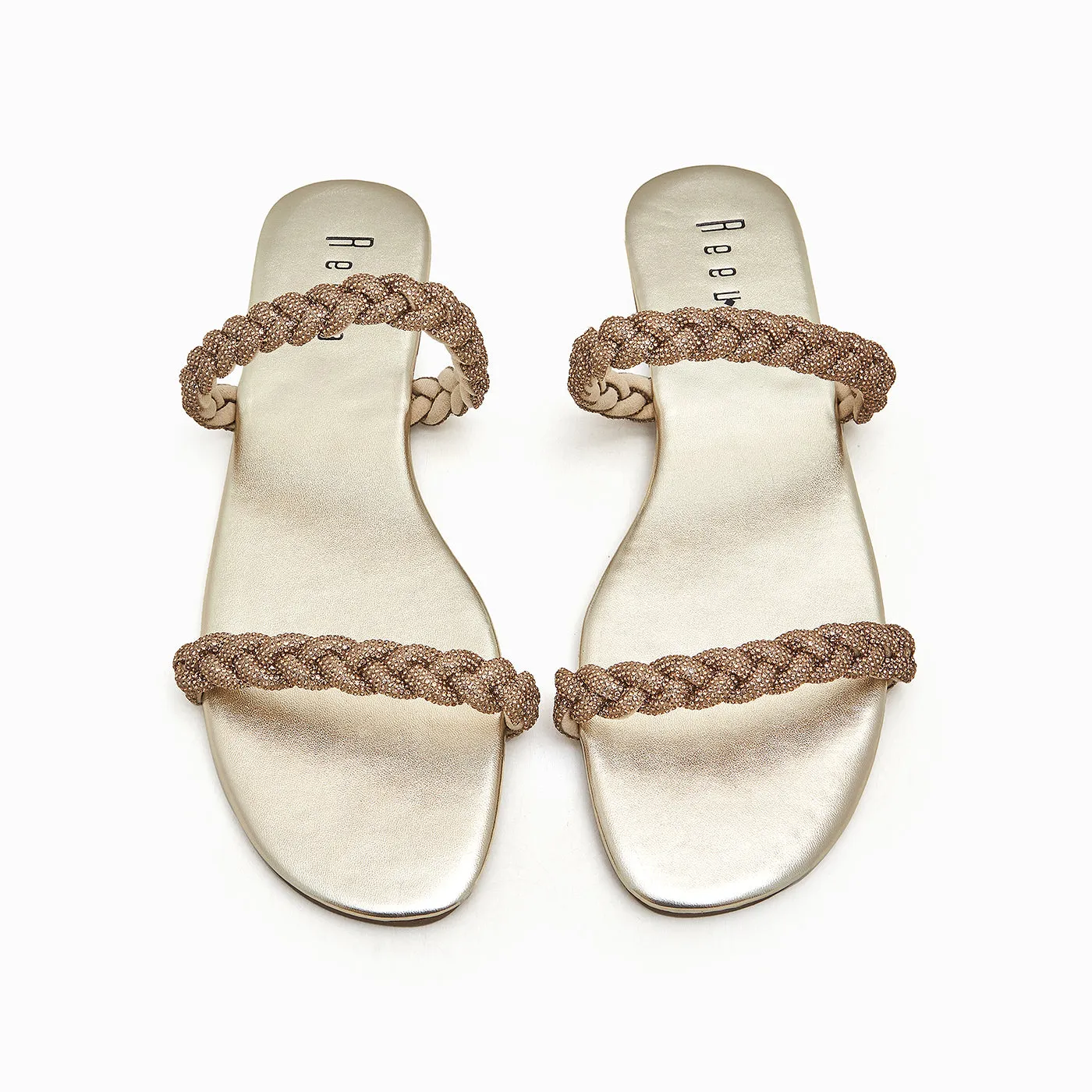 Fancy Braided Flats