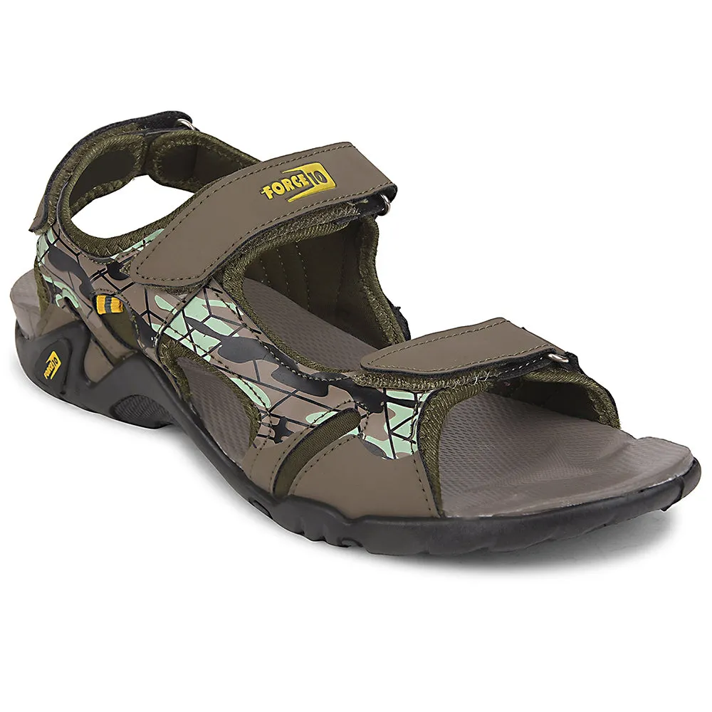 Force 10 Olive Green Sporty Casual Sandal For Men 8141-20 By Liberty