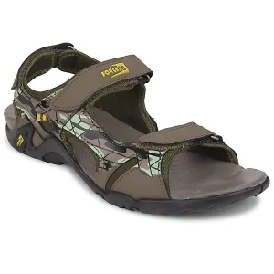 Force 10 Olive Green Sporty Casual Sandal For Men 8141-20 By Liberty