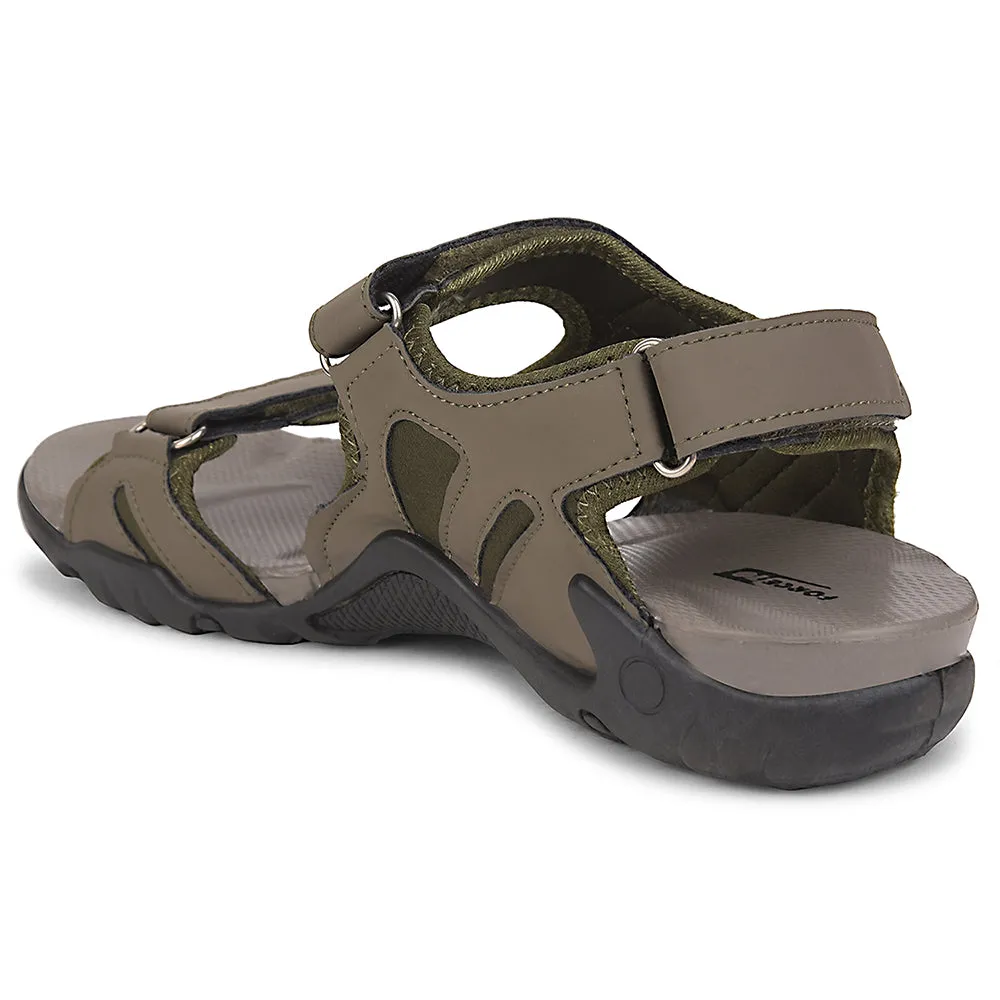 Force 10 Olive Green Sporty Casual Sandal For Men 8141-20 By Liberty