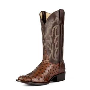 Full Quill Ostrich Cowboy Boots-HP6511