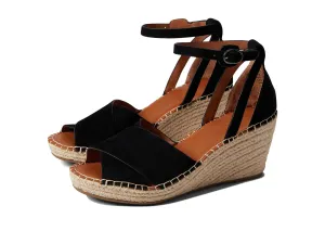 Gentle Souls by Kenneth Cole Women's Charli X Band Buckle Heeled Sandal, Black, 7.5