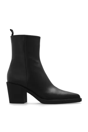 Gianvito Rossi Leather ankle boots Dylan Gianvito Rossi in BLACK - 35