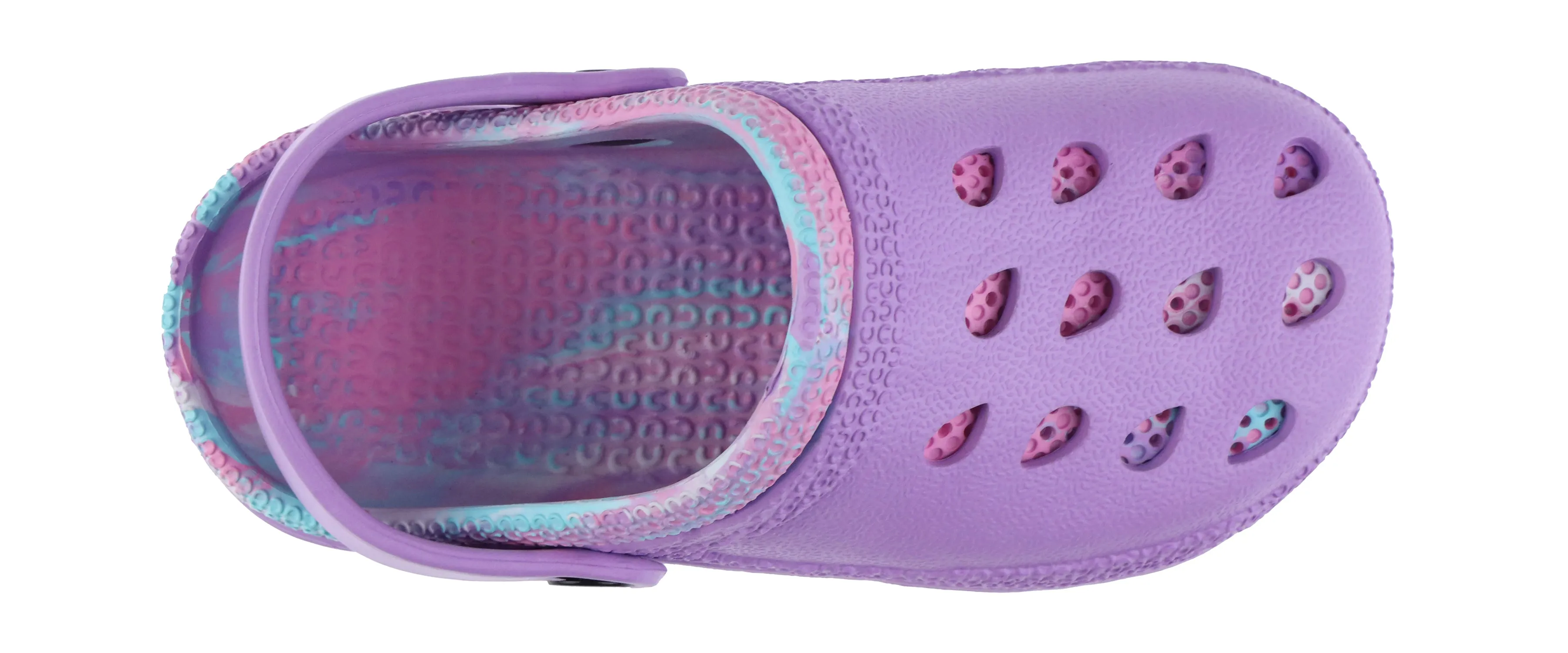 Girls Injected EVA Two Tone Clog