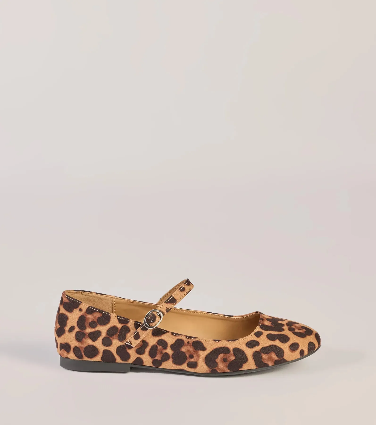 Glam Instinct Leopard Print Flats
