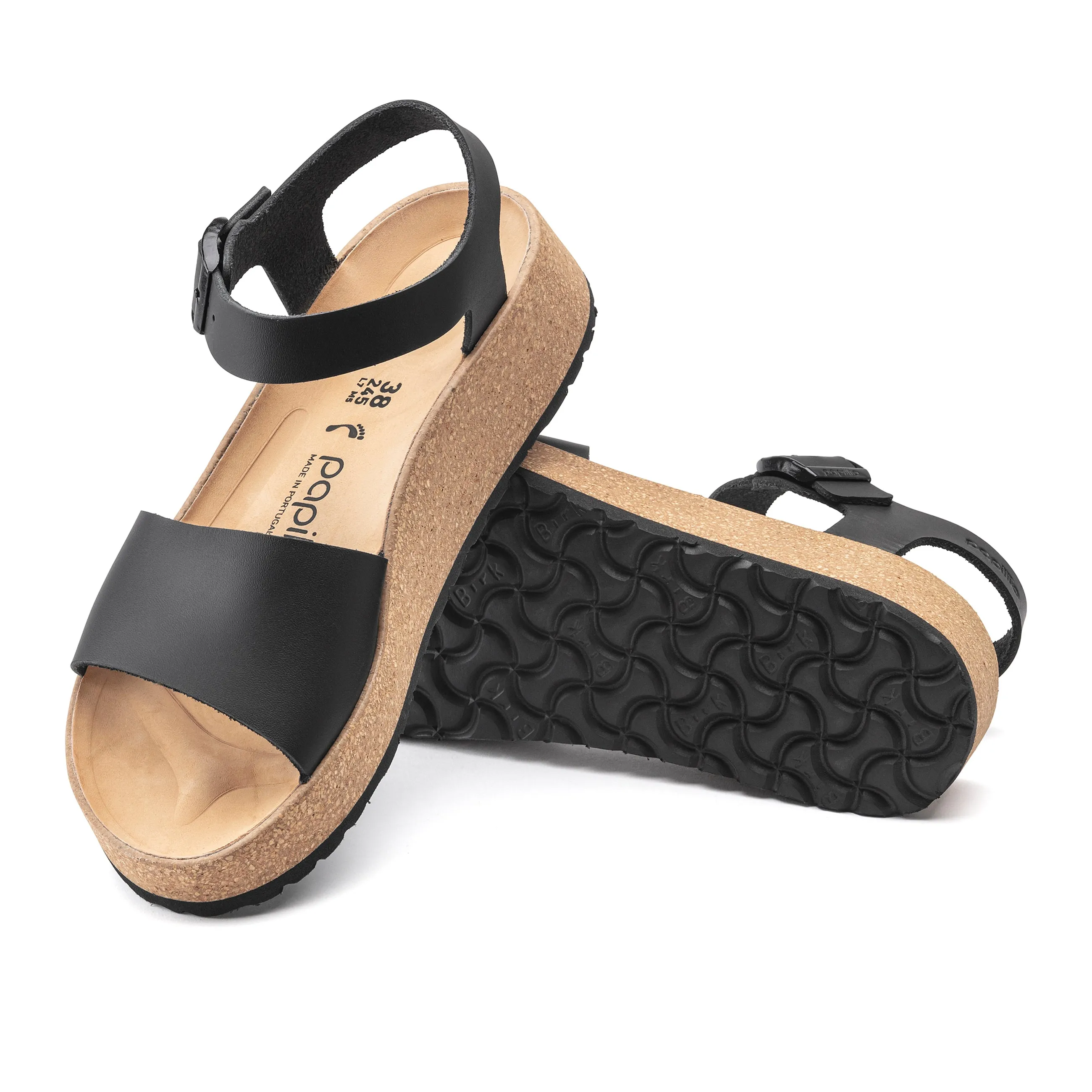 Glenda Black Smooth Leather