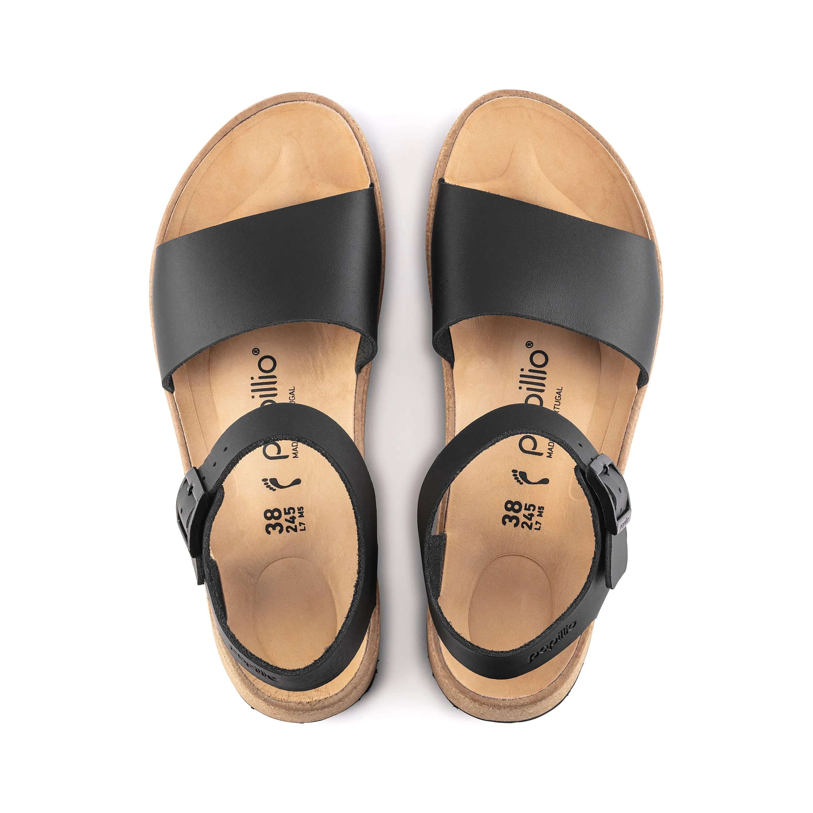 Glenda Black Smooth Leather