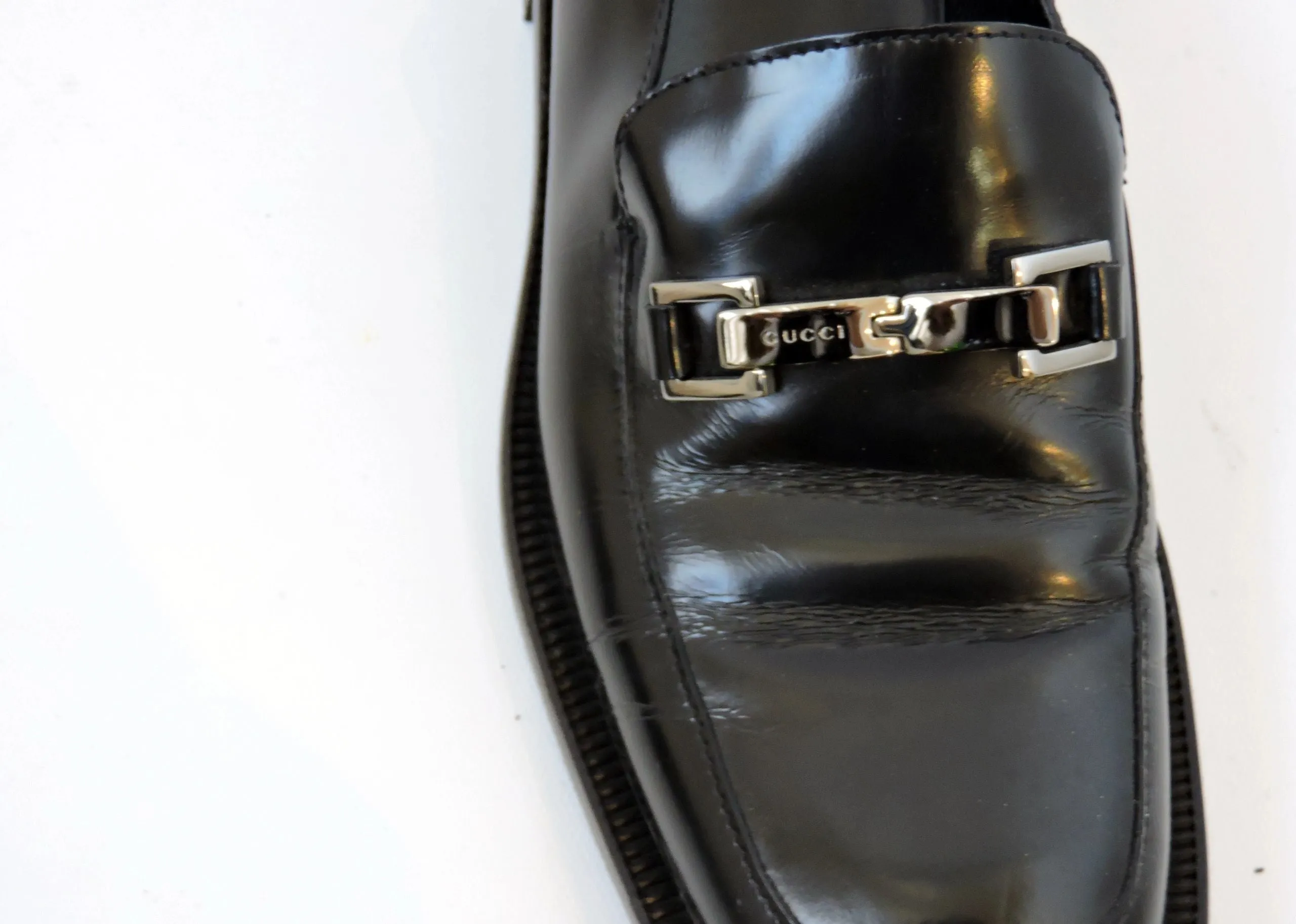 Gucci Black Loafer Size 7 B