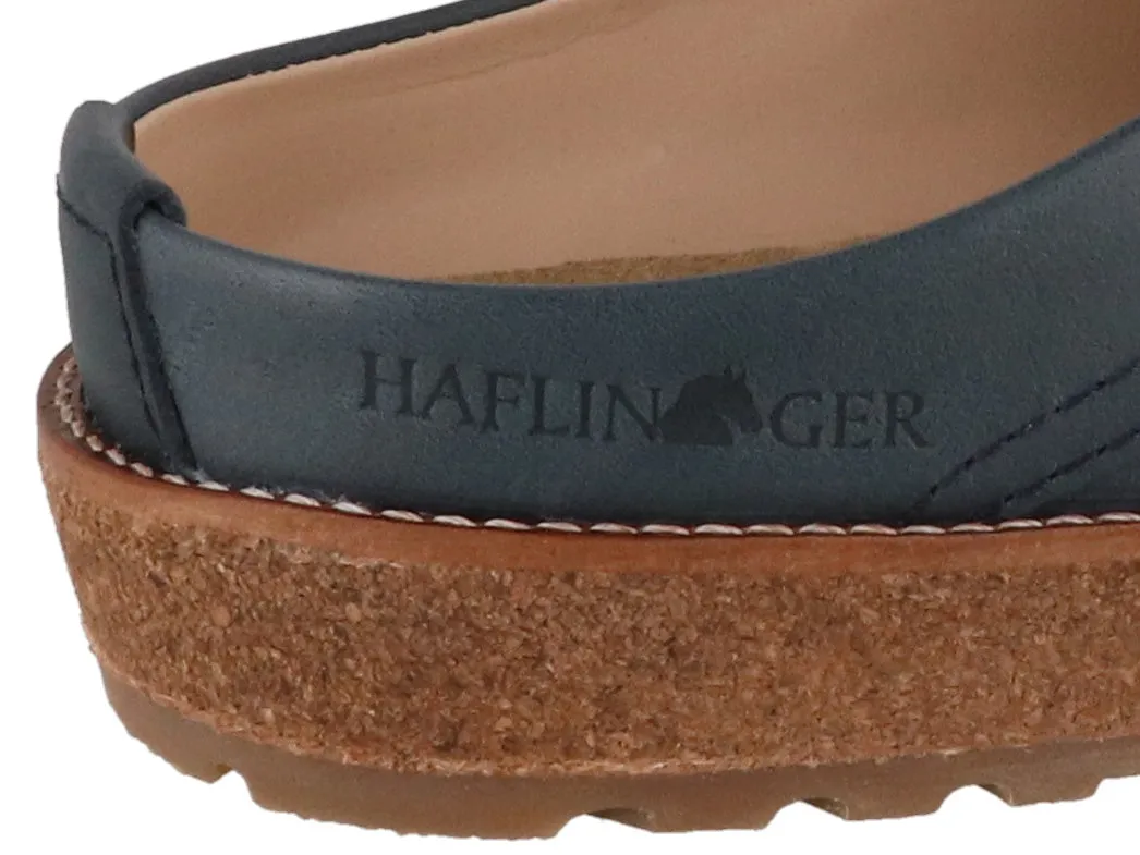 HAFLINGER Men Women Leather Clogs 'Travel Classic', bali