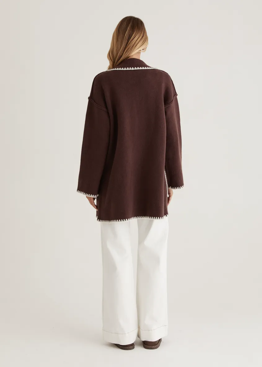 Harlo Cardigan - Espresso
