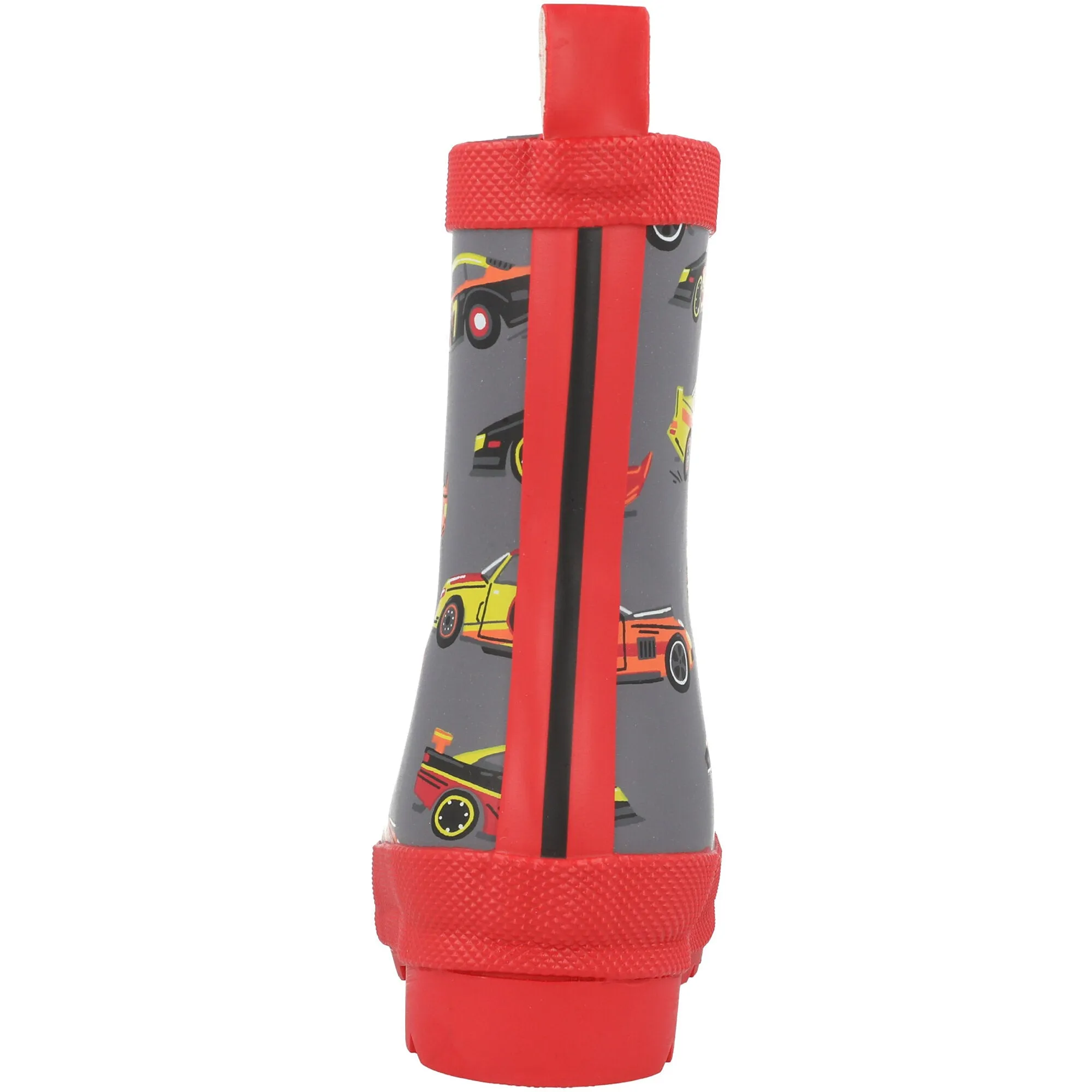 Hatley Race Cars Steel Grey Rain Boots