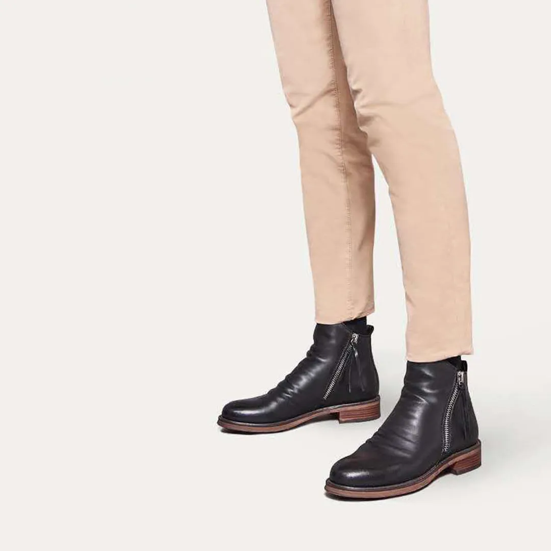Hugo - Stylish Zipper Boots for All Seasons for Men