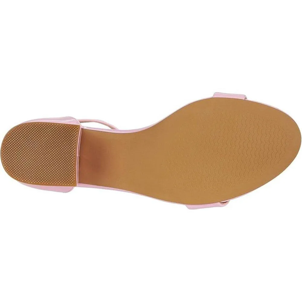 Irenee Pink Patent Heels
