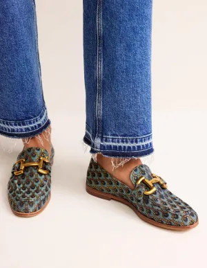 Iris Loafer mit Trensendetail-Jacquard