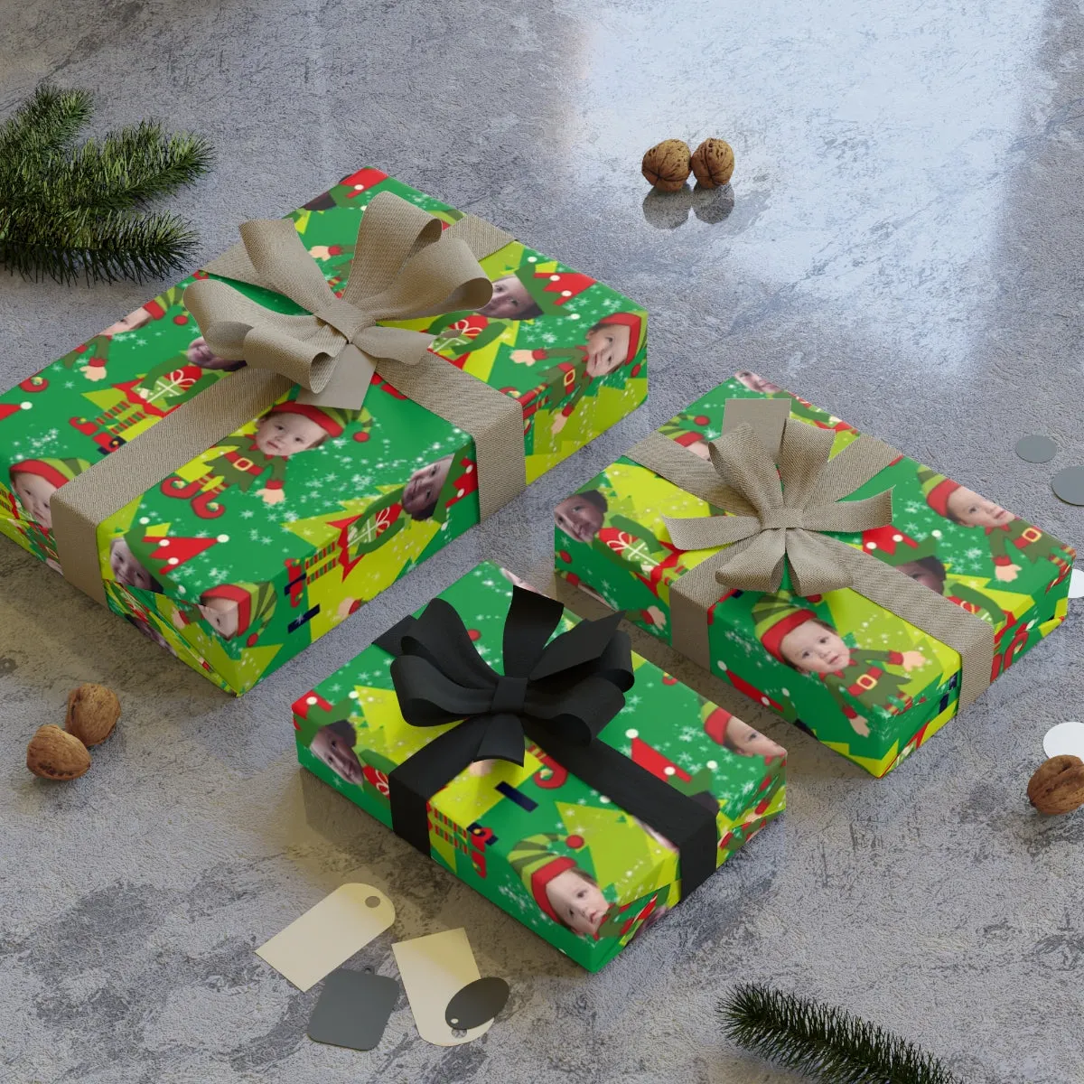 JA 1 CUSTOM LISTING of Gift Wrapping Paper Rolls, 1pc