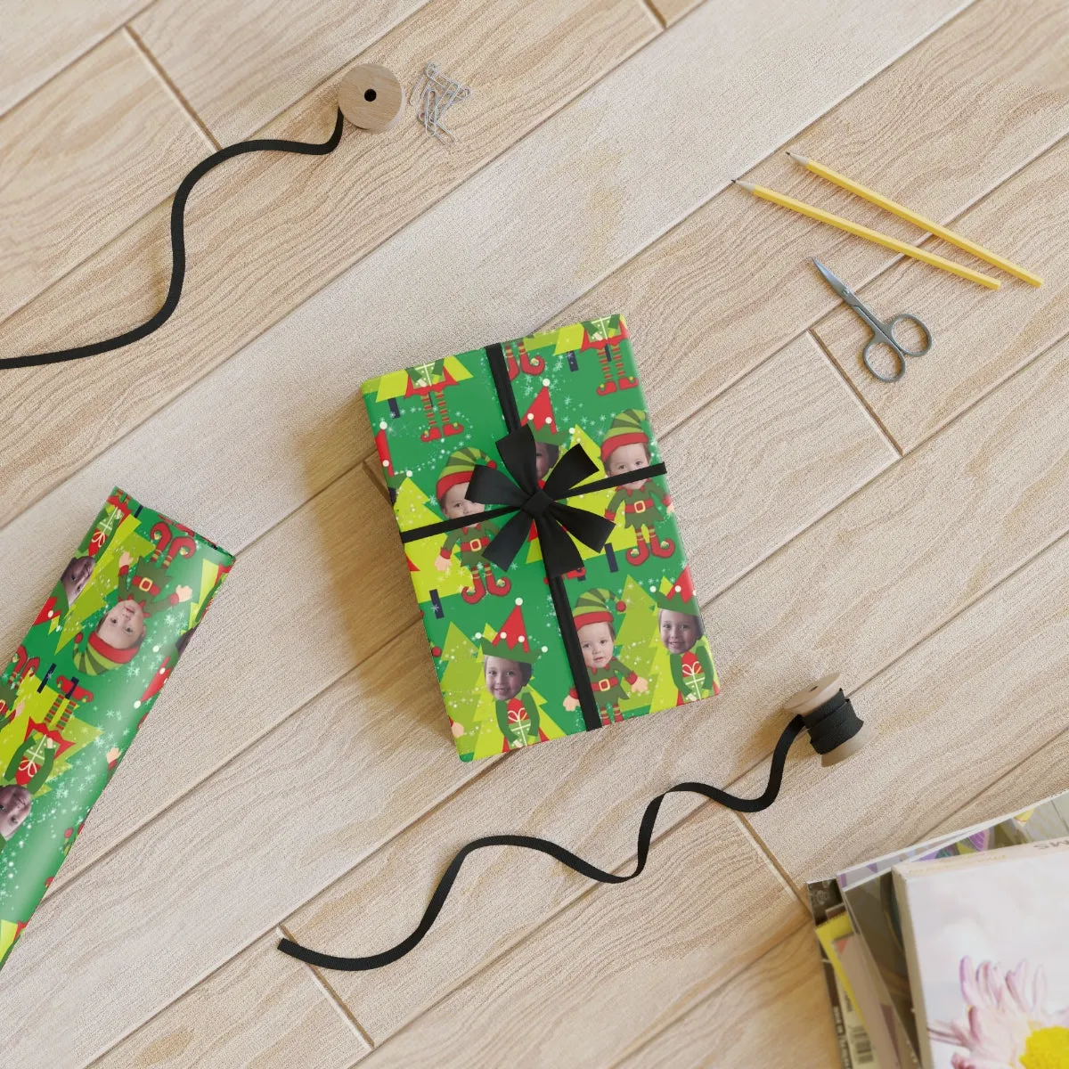 JA 1 CUSTOM LISTING of Gift Wrapping Paper Rolls, 1pc