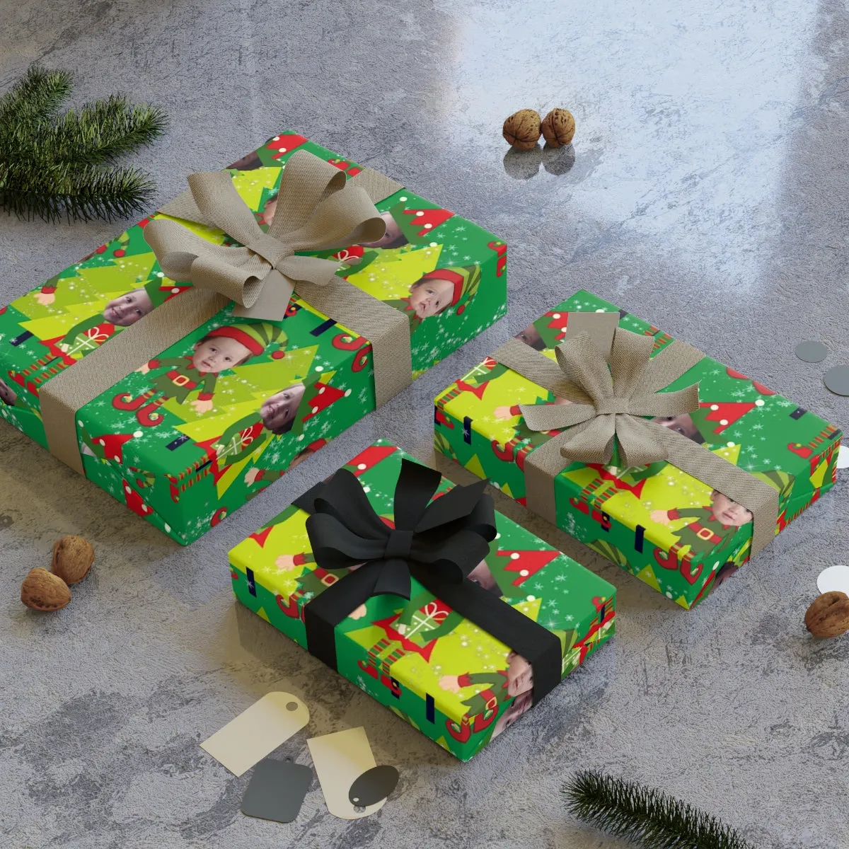 JA 1 CUSTOM LISTING of Gift Wrapping Paper Rolls, 1pc