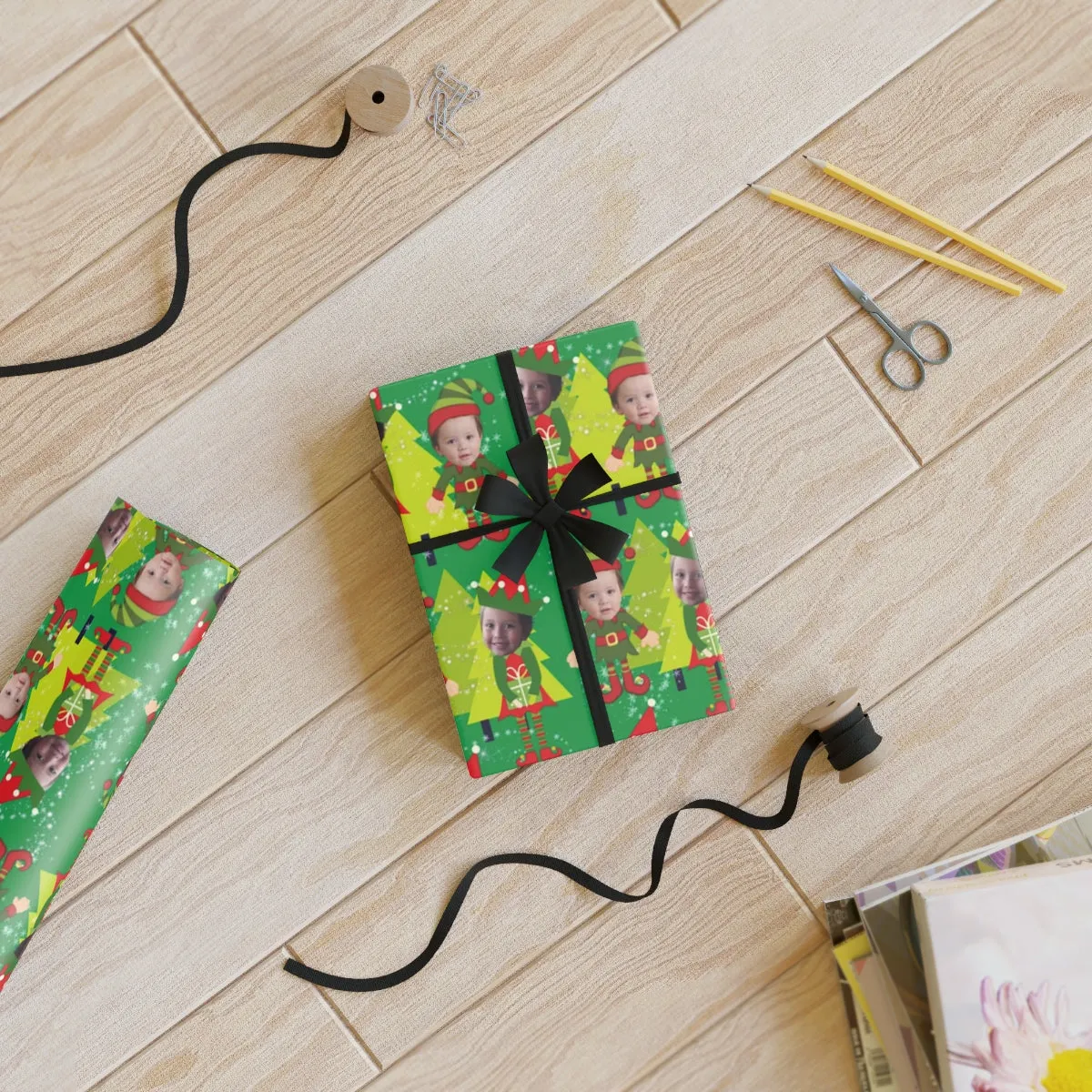 JA 1 CUSTOM LISTING of Gift Wrapping Paper Rolls, 1pc