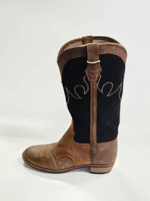 Jerry Detailed Cowboy Boots