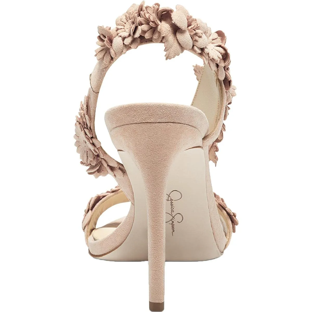 Jessica Simpson Women's Jessin High Heel Sandal Heeled, Blush, 10