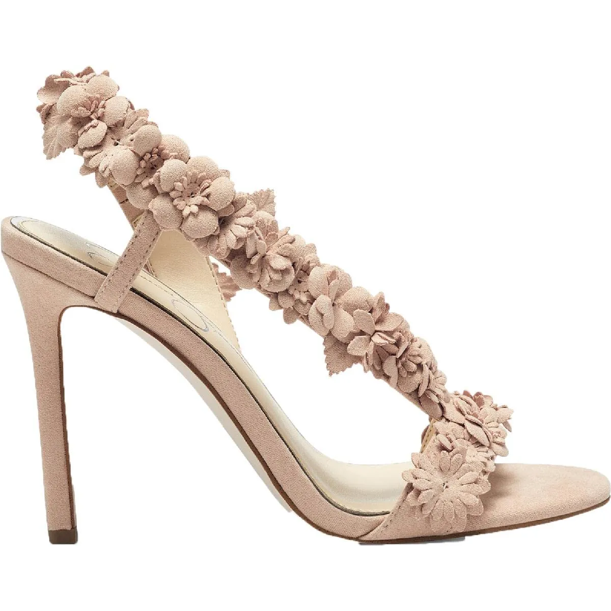 Jessica Simpson Women's Jessin High Heel Sandal Heeled, Blush, 10