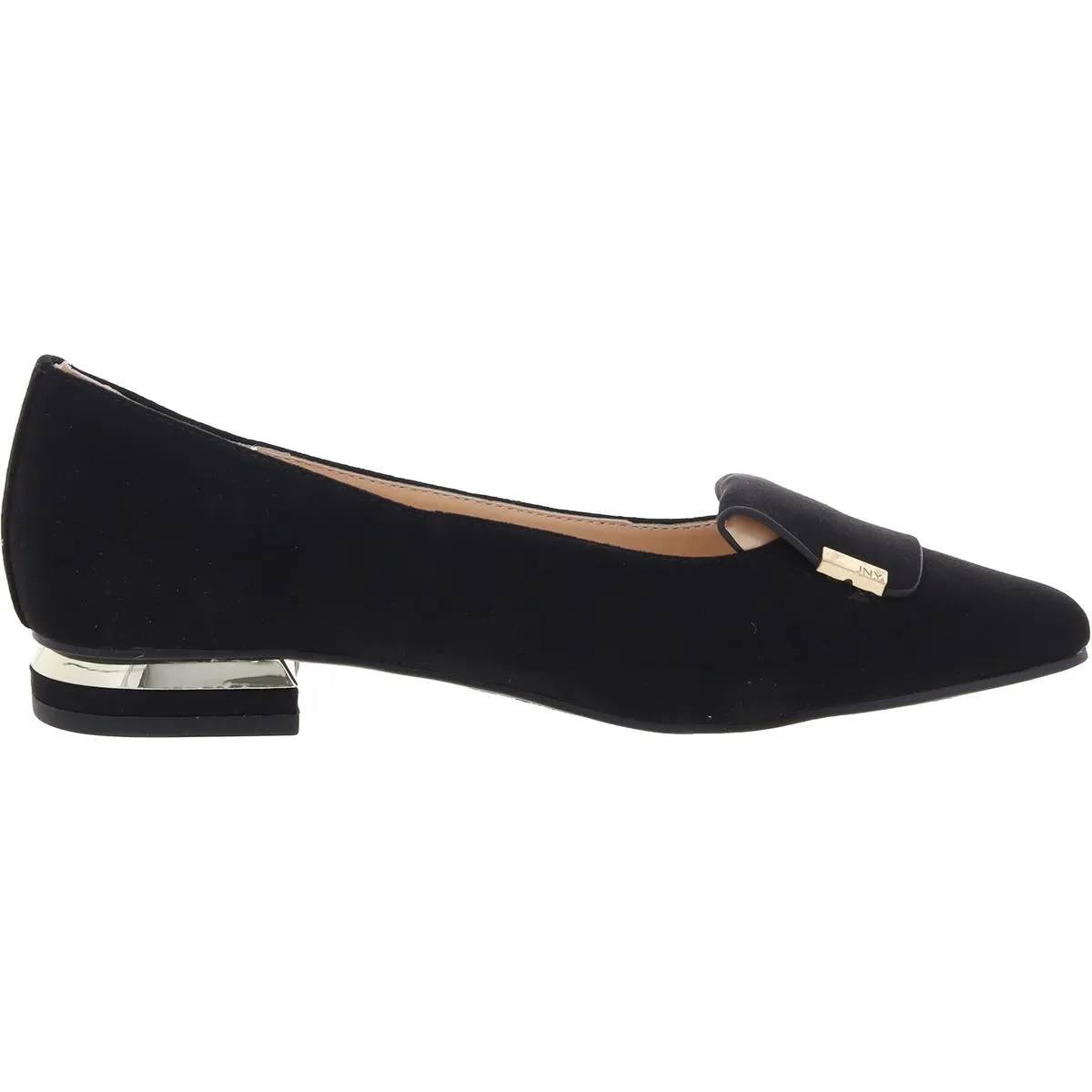 Jones New York Womens Quesheen Solid  Loafer Heels