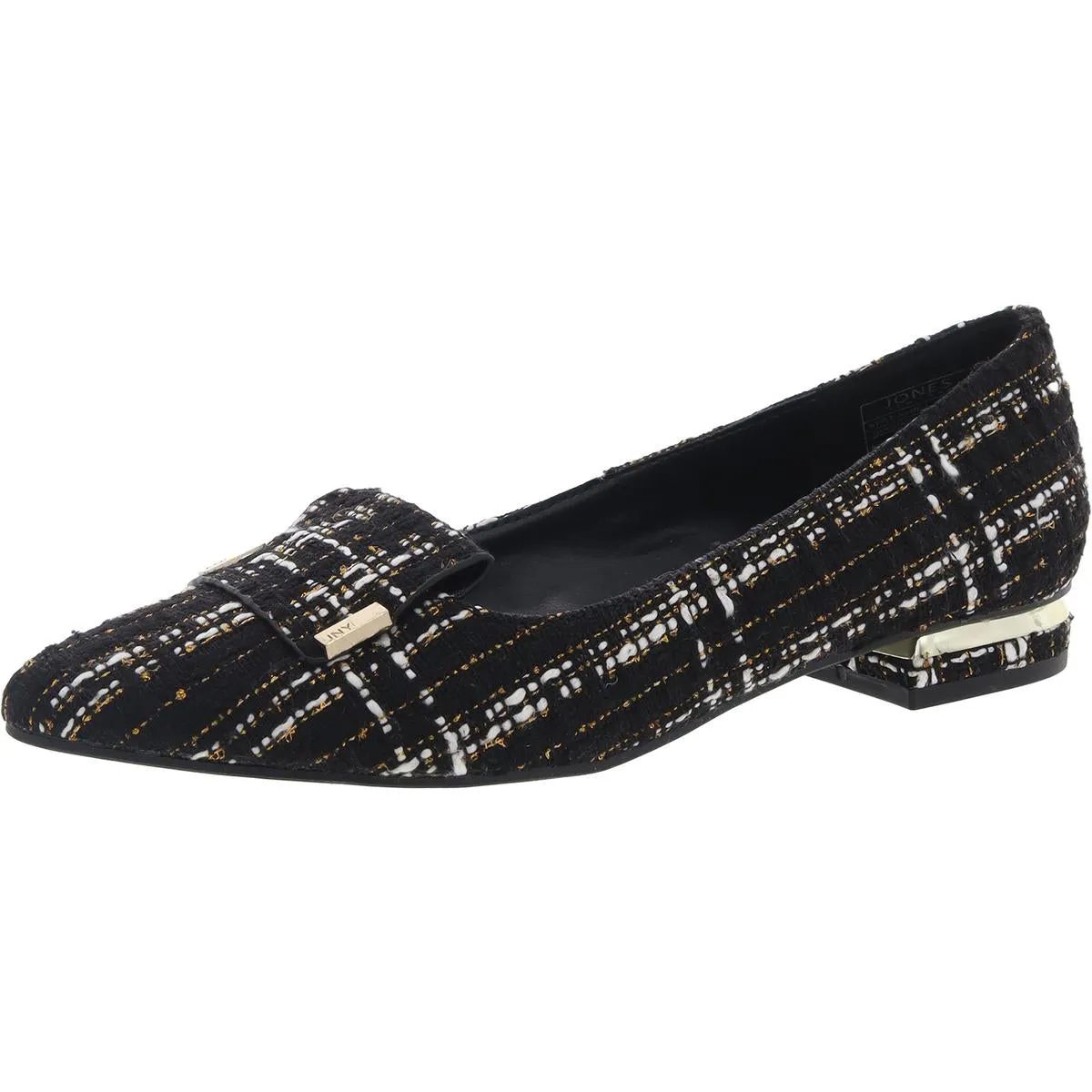 Jones New York Womens Quesheen Solid  Loafer Heels