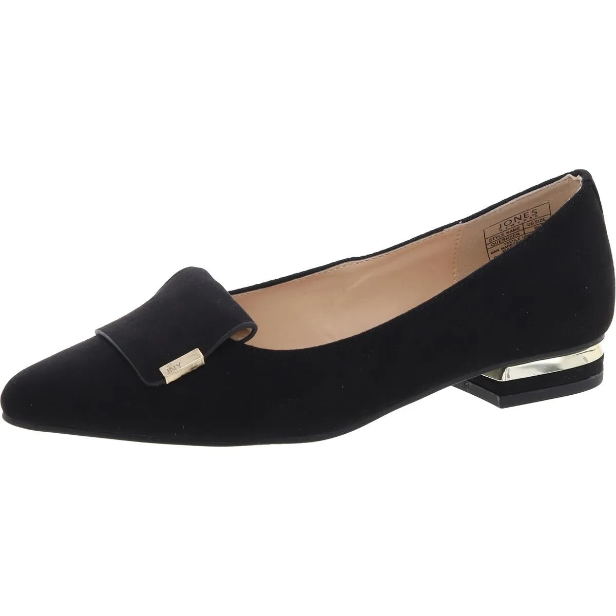 Jones New York Womens Quesheen Solid  Loafer Heels