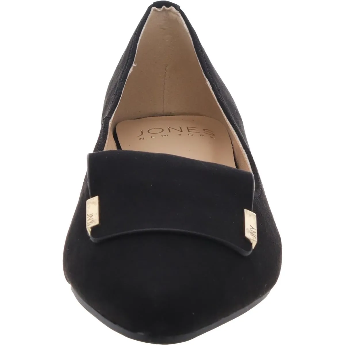 Jones New York Womens Quesheen Solid  Loafer Heels