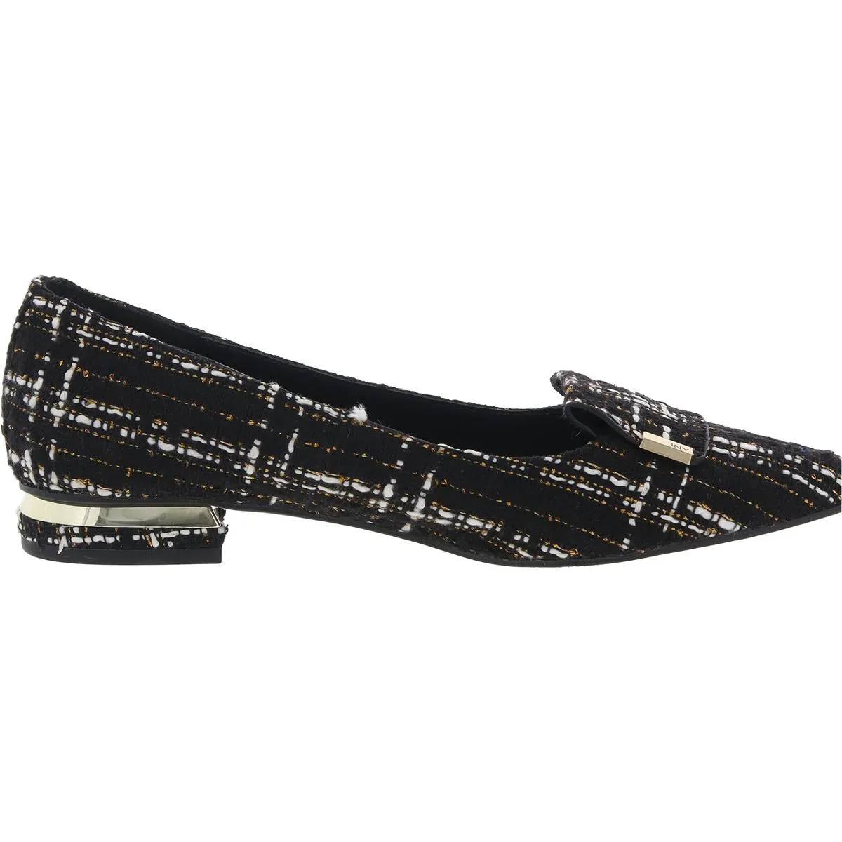 Jones New York Womens Quesheen Solid  Loafer Heels