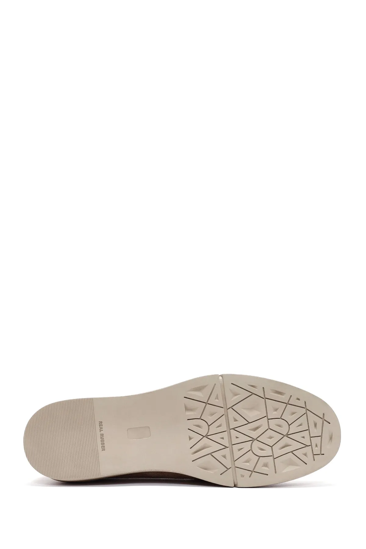 Kadın Vizon Süet Deri Comfort Loafer