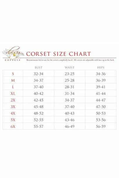 Lavish Rainbow Animal Print Satin Mini Cincher Corset